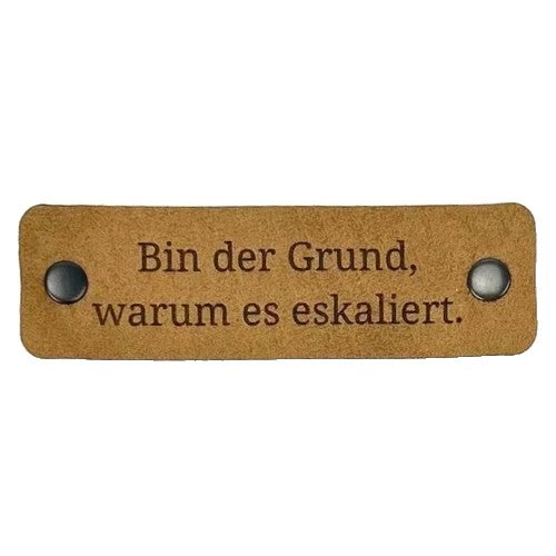 Patch „Bin der Grund, warum es eskaliert.“